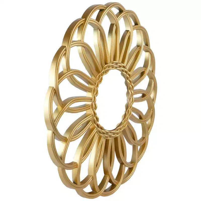Northlight 30 Round Sunflower Wall Mirror