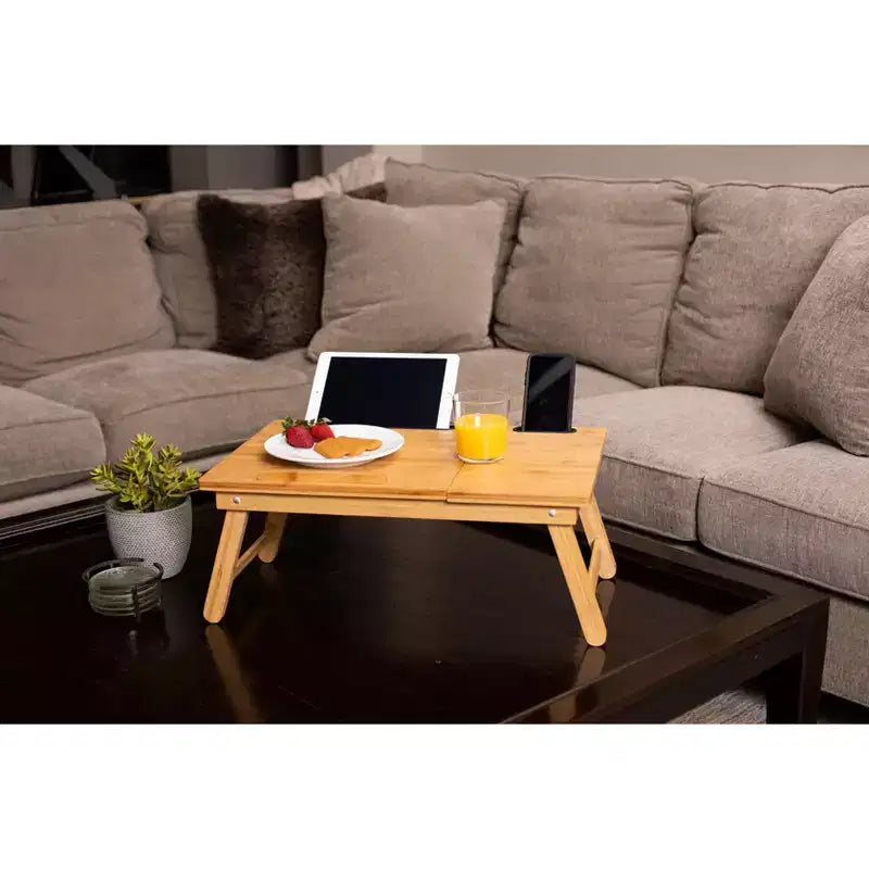 Sofia + Sam Multi-tasking Laptop Bed Tray - Natural