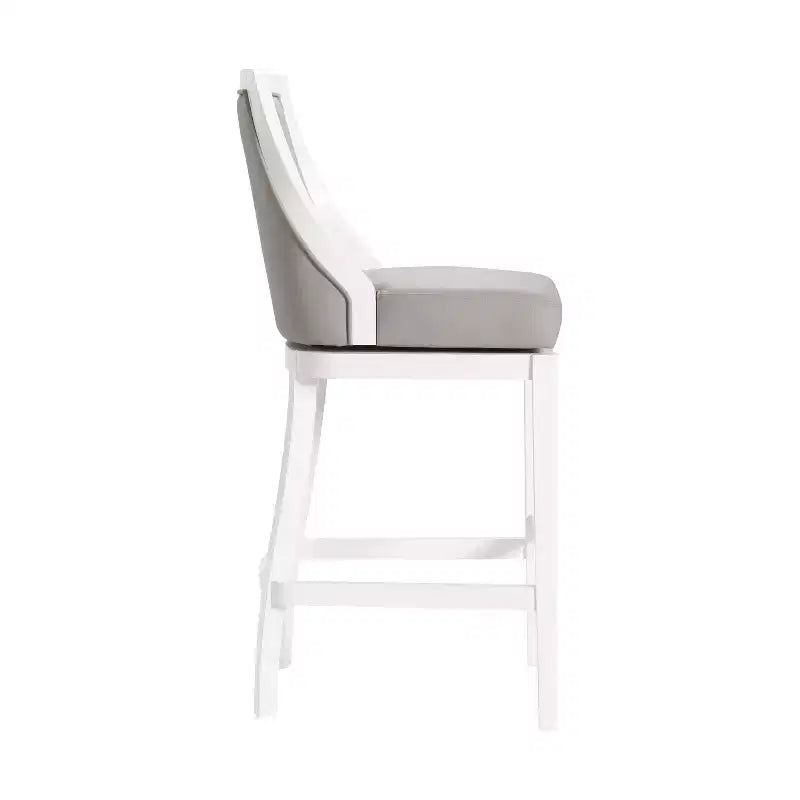 Ellie Bar Height Stool with Back - Alaterre Furniture