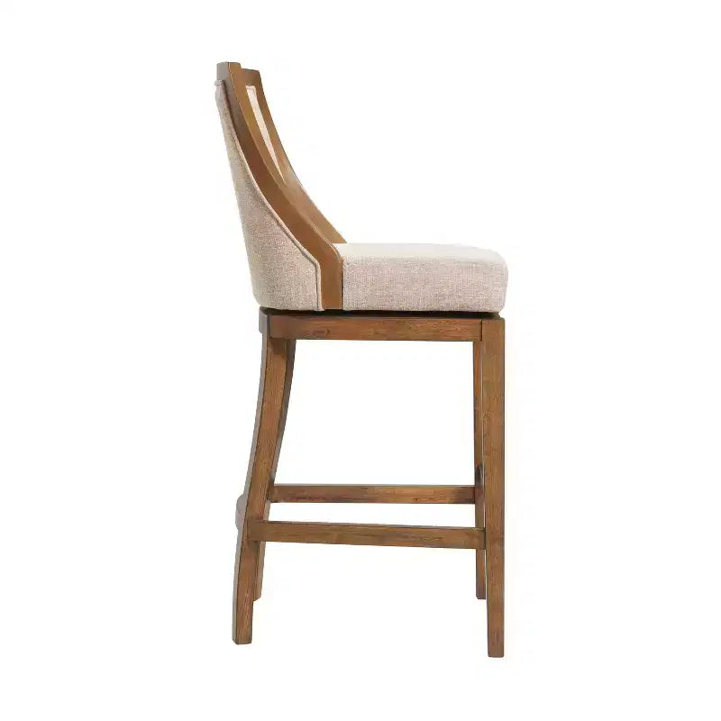 Ellie Bar Height Stool with Back - Alaterre Furniture