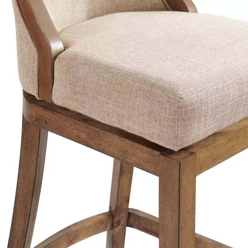 Ellie Bar Height Stool with Back - Alaterre Furniture