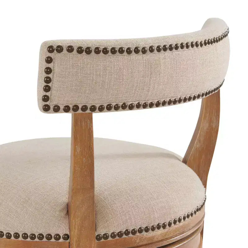 Set of 2 Hanover Swivel Bar Height Stools - Alaterre Furniture