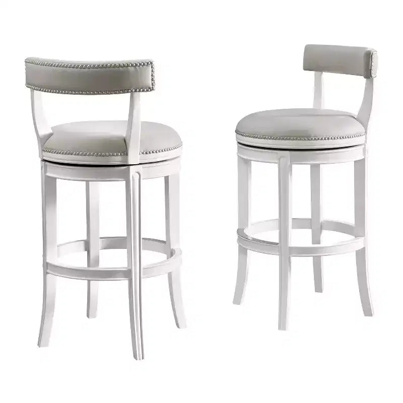 Set of 2 Hanover Swivel Bar Height Stools - Alaterre Furniture