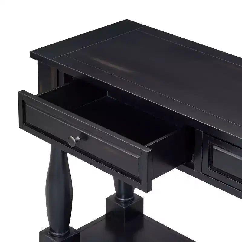 63L Extra-thick Console Table with Drawers and Shelf RE-ModernLuxe