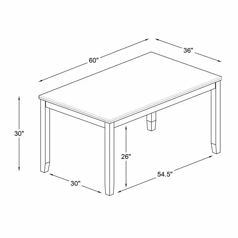 Jordan Dining Table - Linon