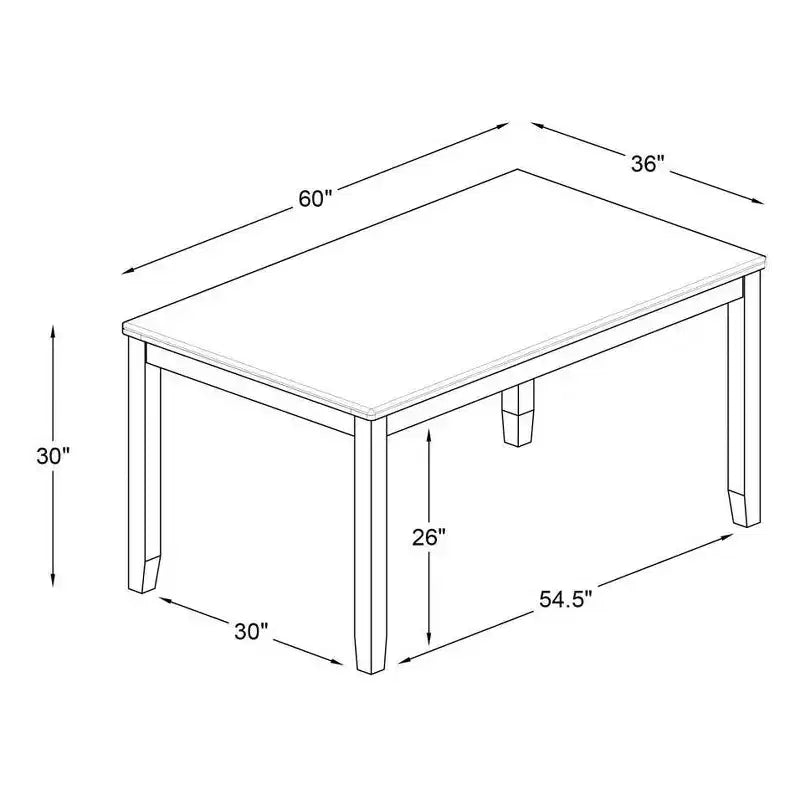 Jordan Dining Table - Linon
