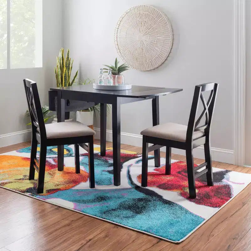 Torino Square Drop Leaf Dining Table - Linon