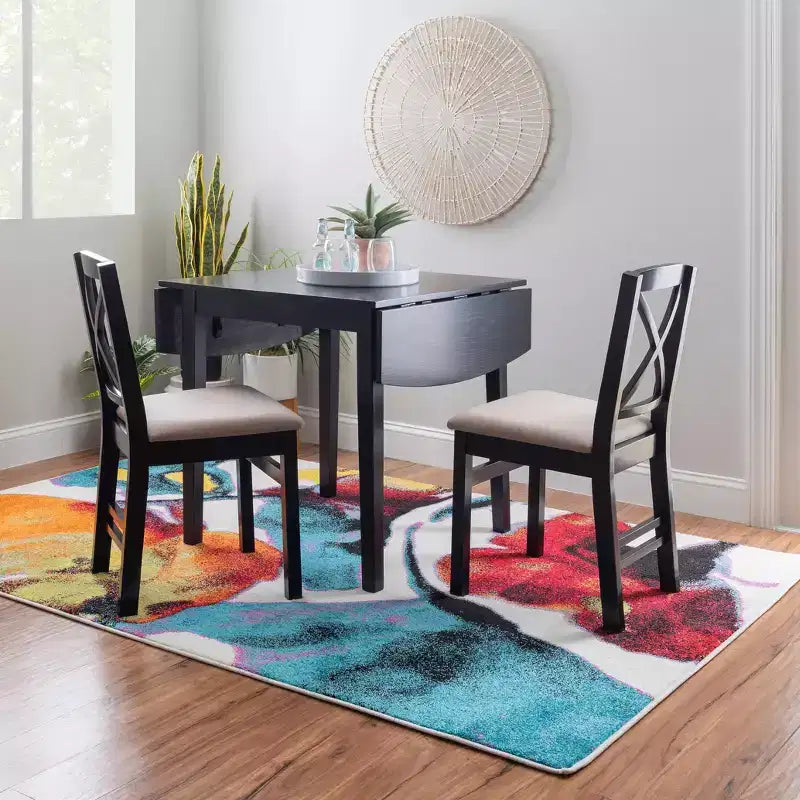Torino Square Drop Leaf Dining Table - Linon