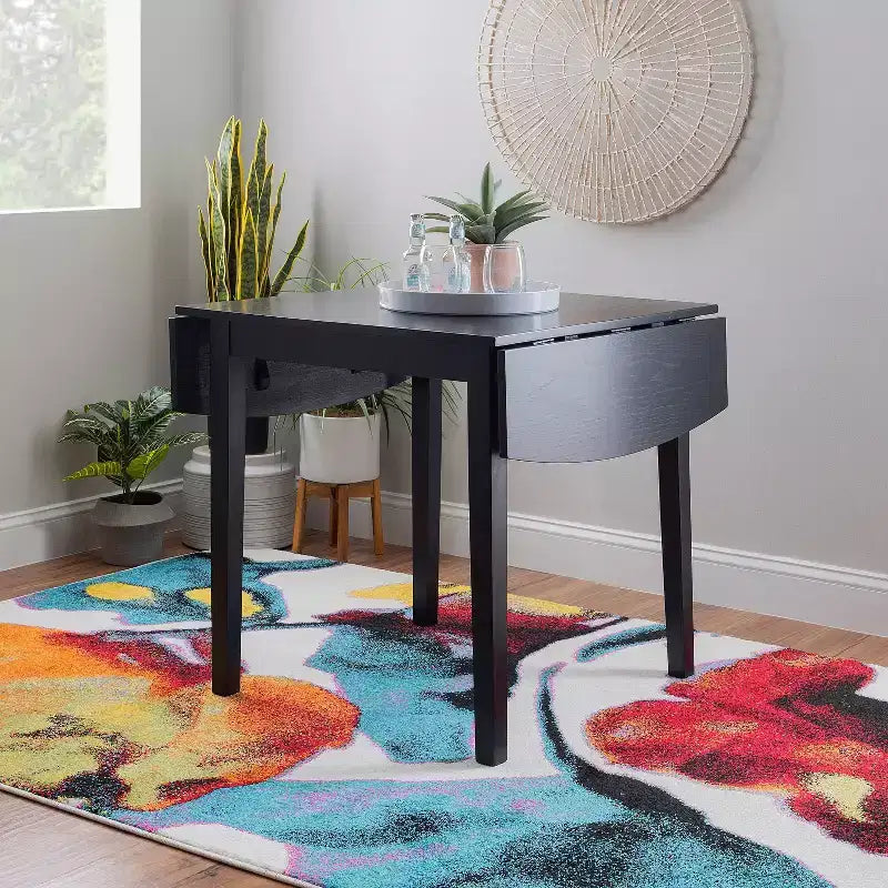 Torino Square Drop Leaf Dining Table - Linon