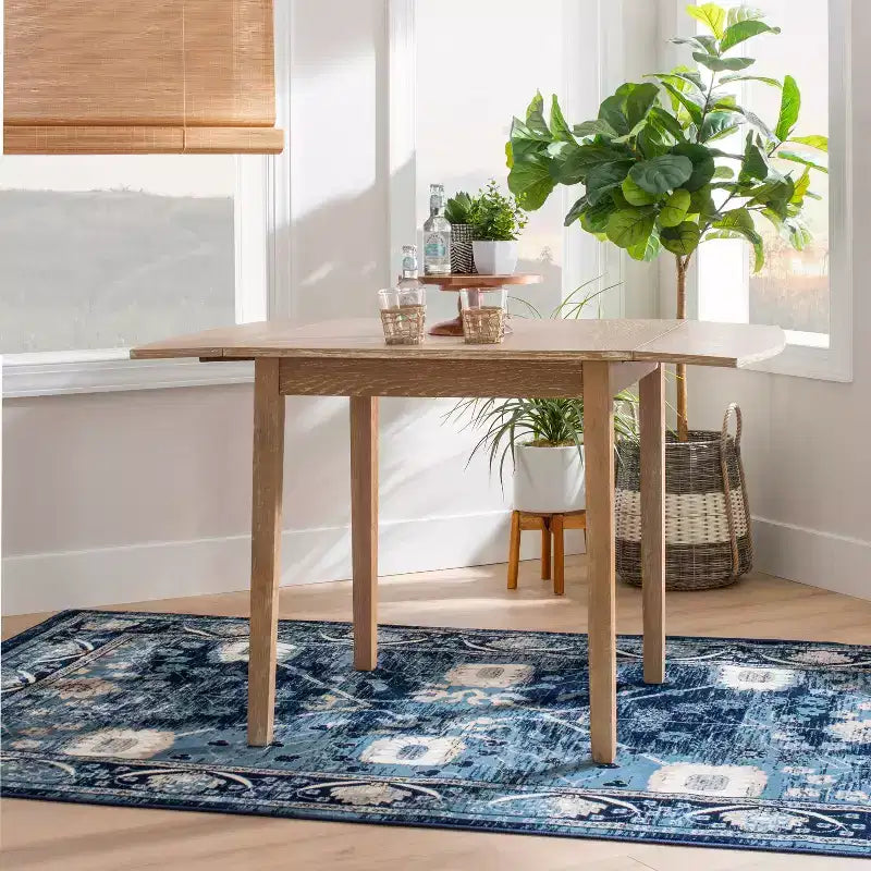 Torino Square Drop Leaf Dining Table - Linon