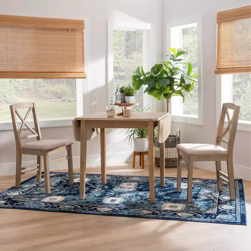 Torino Square Drop Leaf Dining Table - Linon