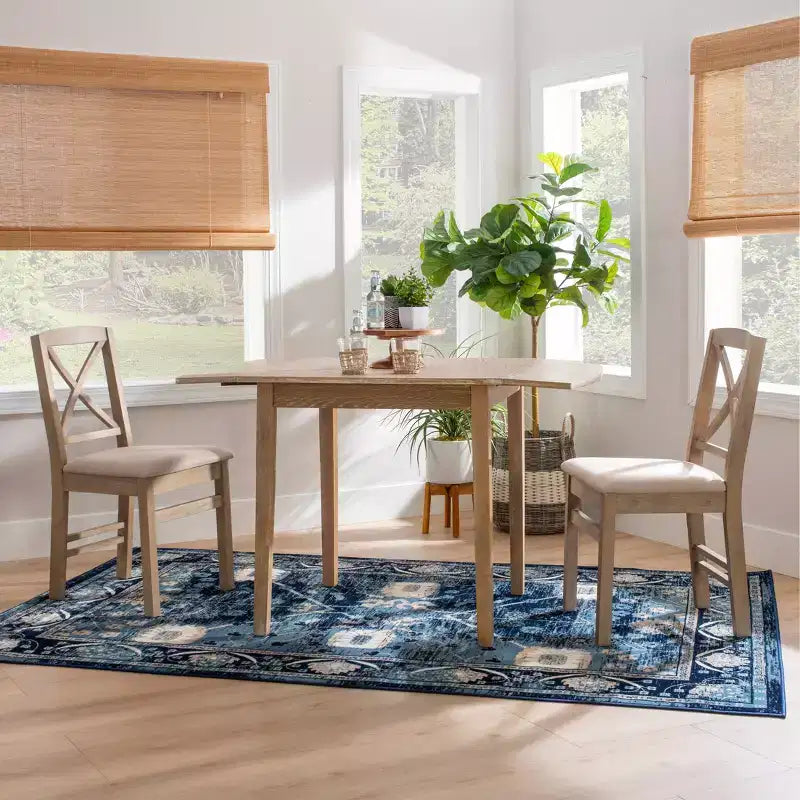 Torino Square Drop Leaf Dining Table - Linon