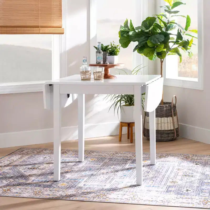 Torino Square Drop Leaf Dining Table - Linon