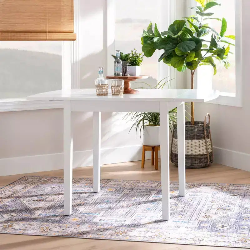 Torino Square Drop Leaf Dining Table - Linon