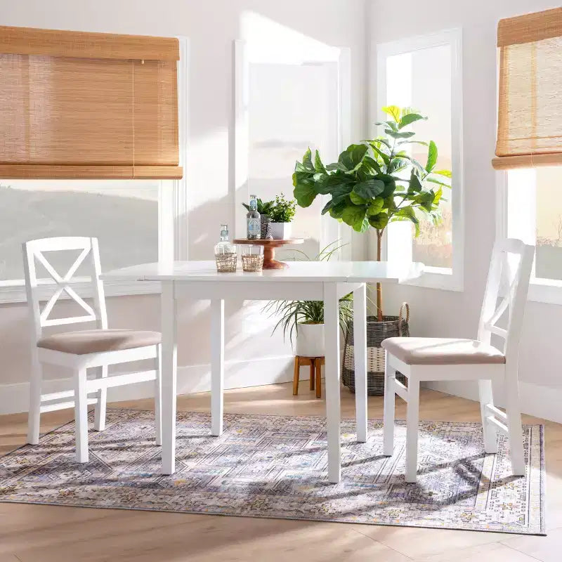 Torino Square Drop Leaf Dining Table - Linon