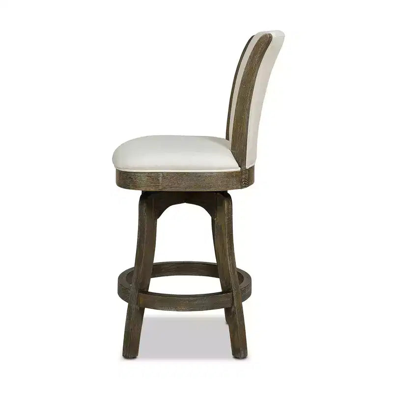Jennifer Taylor Home Henry 27 inch Armless Swivel Counter Height Bar Stool