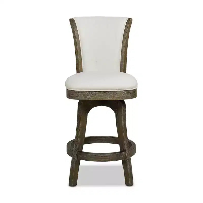 Jennifer Taylor Home Henry 27 inch Armless Swivel Counter Height Bar Stool
