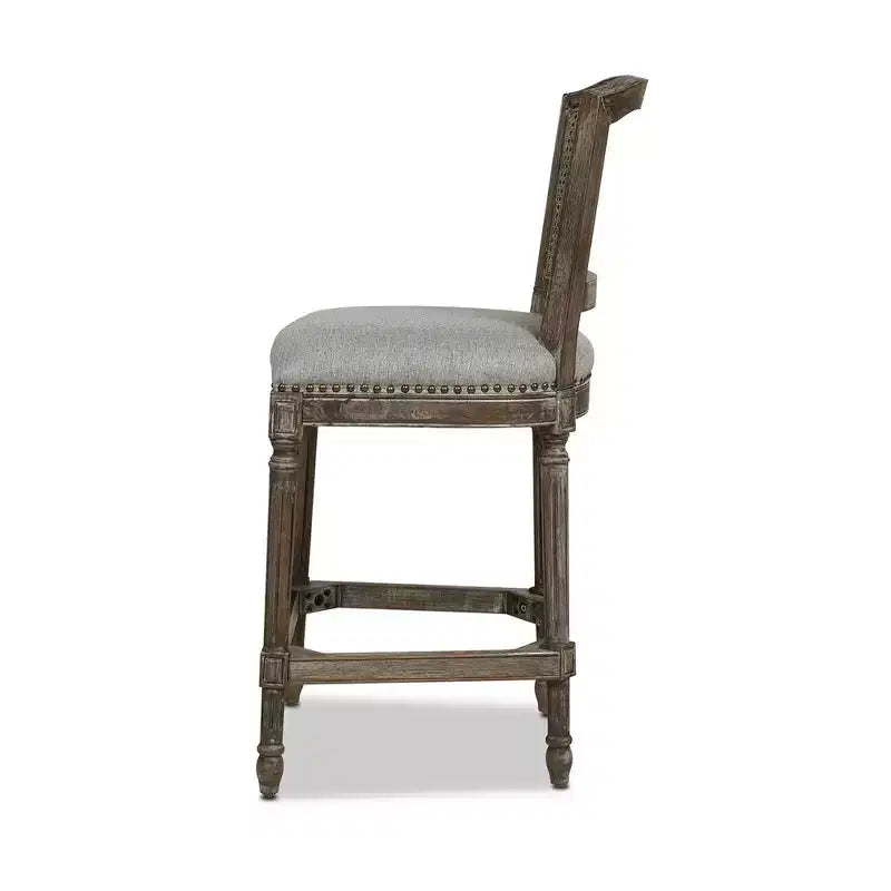 Jennifer Taylor Home Triomphe Rattan Wicker High Back Armless Counter Bar Stool