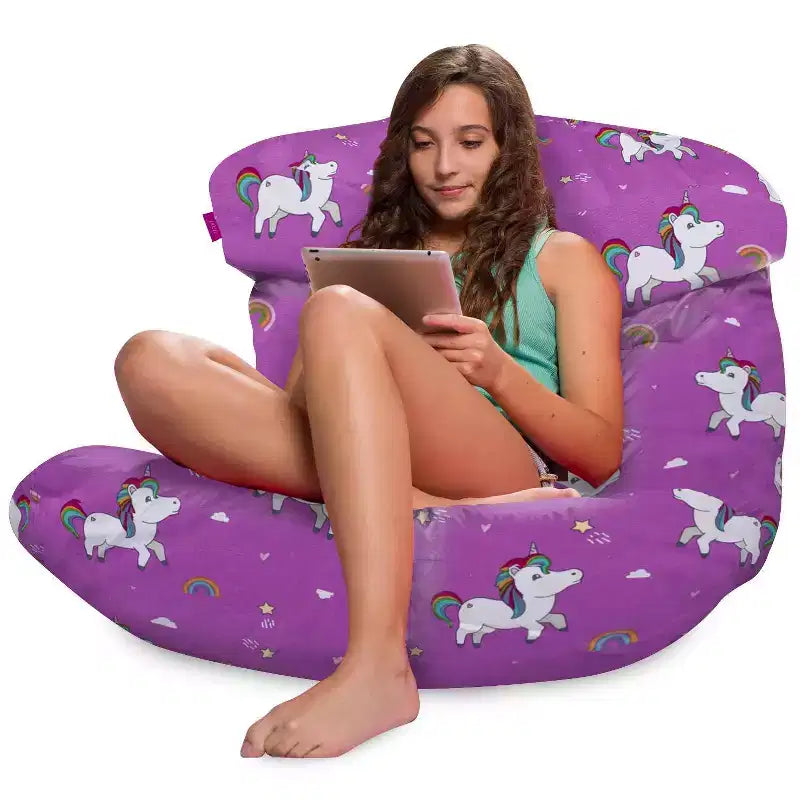 27 Coronado Lounger Canvas Bean Bag Chair - Posh Creations