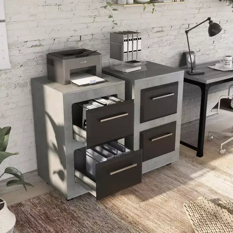 24/7 Shop At Home Maralasia Mobile 2 File Cabinet