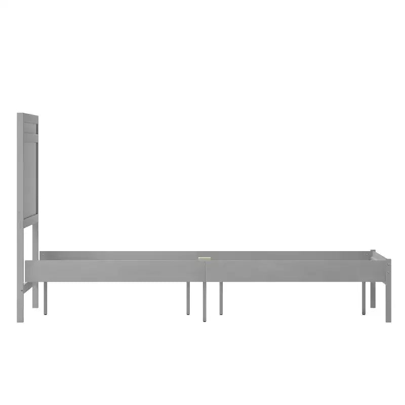 Flash Furniture Kingston Solid Wood Platform Bed with Wooden Slats and Headboard, No Box Spring Needed