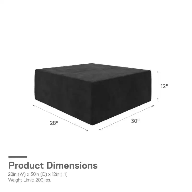 Novogratz The Flower Ottoman Pouf