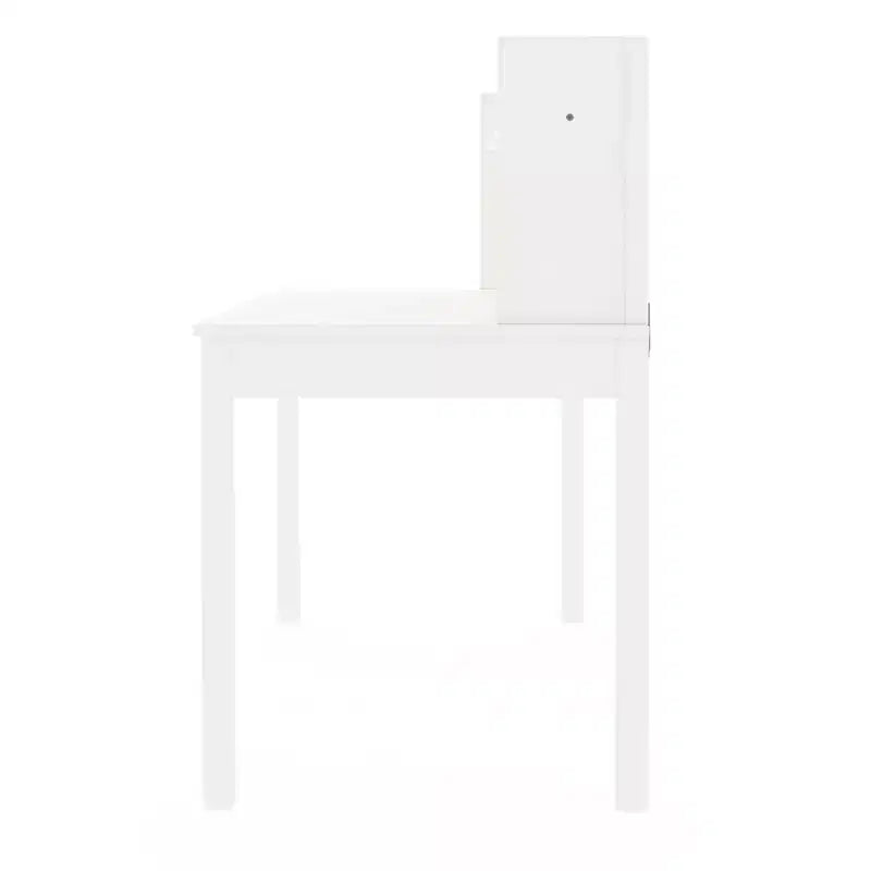 Martha Stewart Kids' Desk with Hutch and Chair Set - Kids Desk with Storage Shelf and Corkboard, Kids Bedroom Crafting Table for Boys and Girls