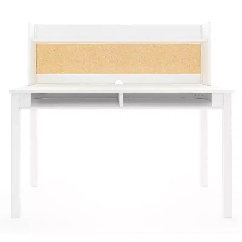Martha Stewart Kids' Desk with Hutch and Chair Set - Kids Desk with Storage Shelf and Corkboard, Kids Bedroom Crafting Table for Boys and Girls