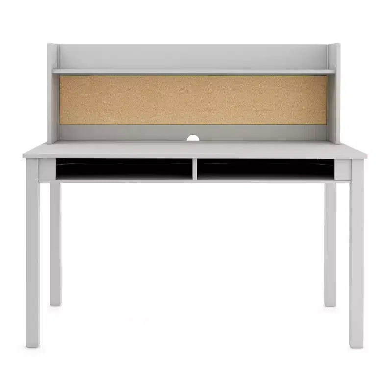 Martha Stewart Kids' Desk with Hutch and Chair Set - Kids Desk with Storage Shelf and Corkboard, Kids Bedroom Crafting Table for Boys and Girls