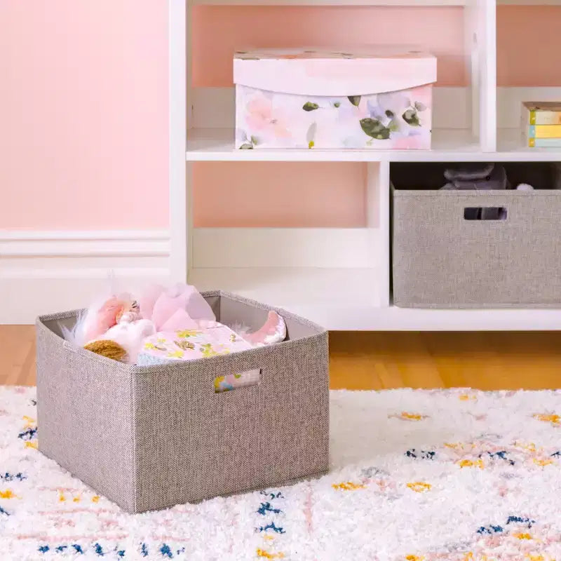 Martha Stewart Kids' Deluxe Dollhouse Bookshelf: Children's Wooden Bedroom Bookcase and Toy Organizer with Storage Bins
