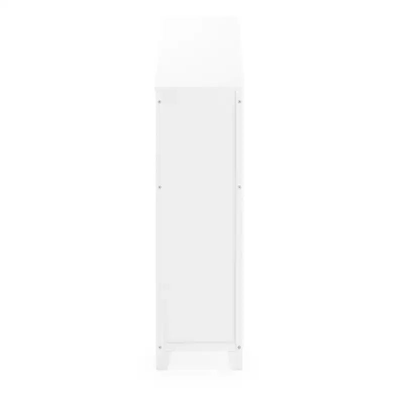 Martha Stewart Kids' Deluxe Dollhouse Bookshelf: Children's Wooden Bedroom Bookcase and Toy Organizer with Storage Bins