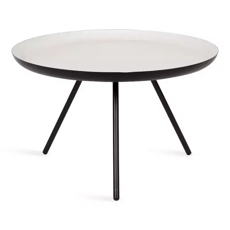 Kate and Laurel Laranya Round Metal Coffee Table